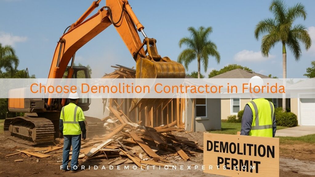 Choose a House Demolition Contractor in Florida