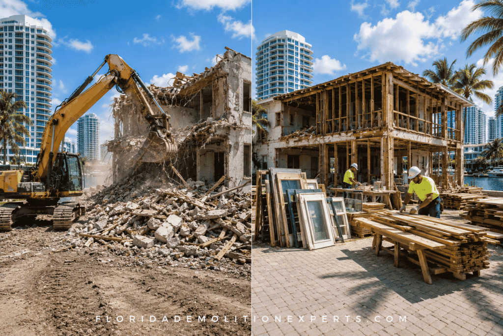 Demolition vs. Deconstruction in Fort Lauderdale