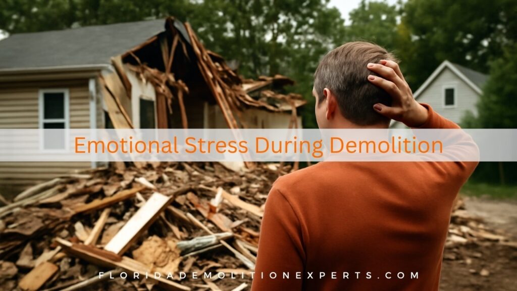 how to handle emotional stress during demolition