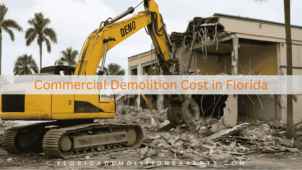 Commercial Demolition Cost in Florida