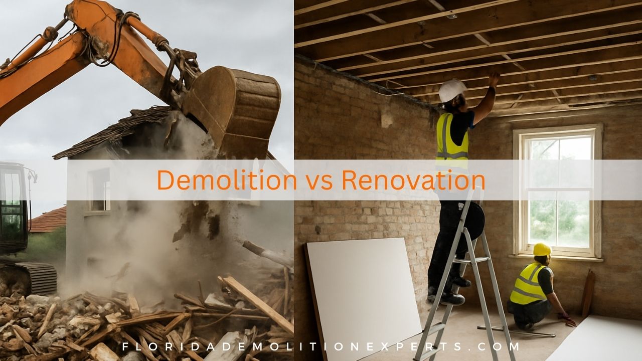 Demolition vs Renovation