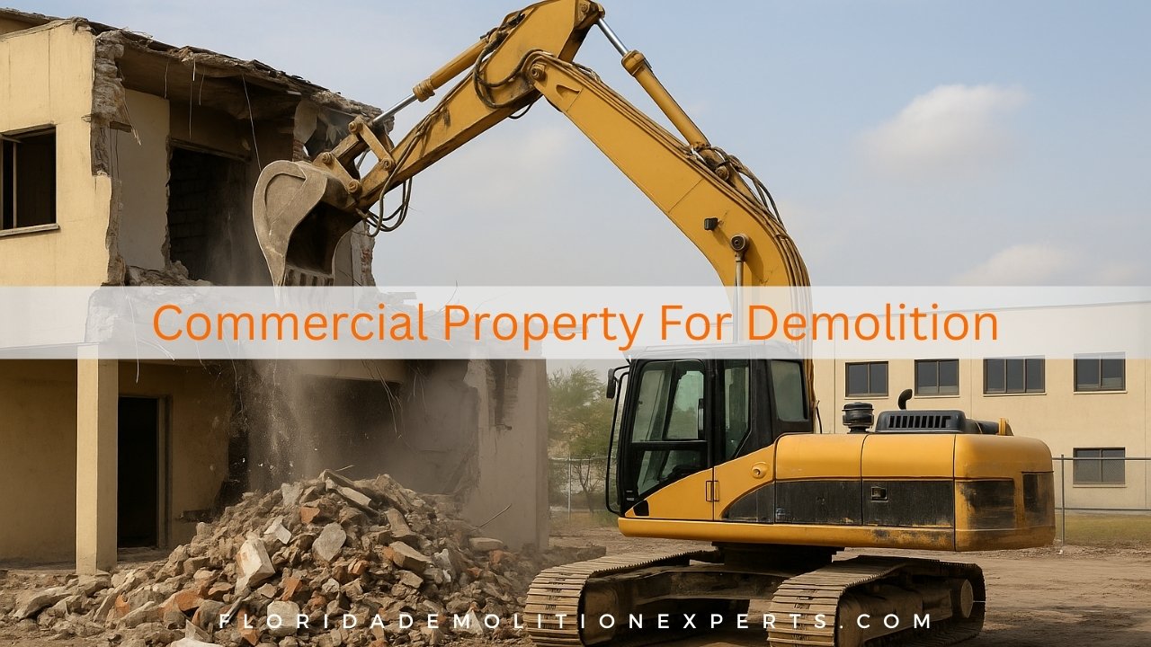 Prepare commercial property for demolition