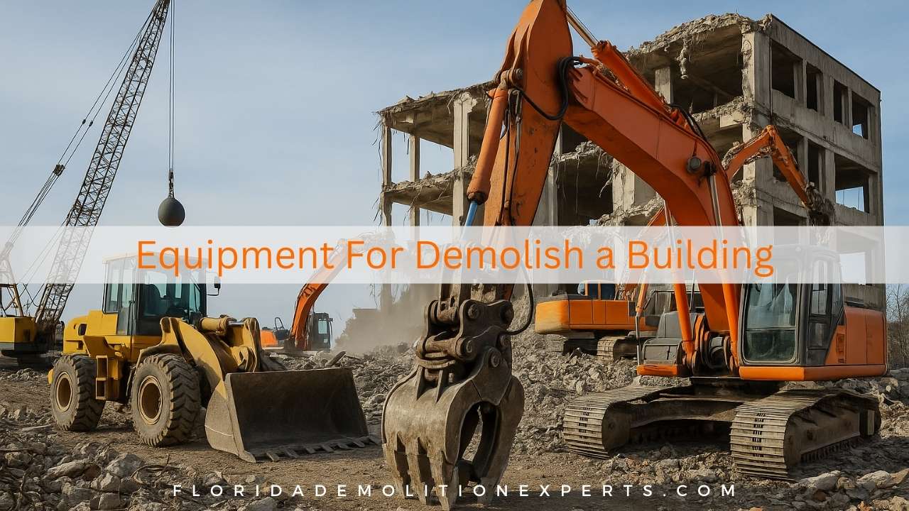 What Equipment Is Used to Demolish a Building