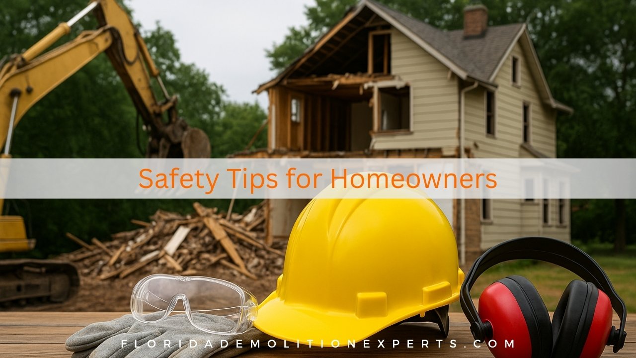 demolition safety tips for homeowners