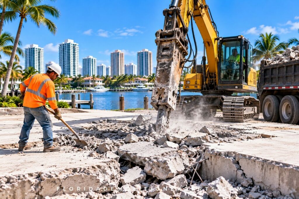 How Much Does It Cost to Remove 1,000 Square Feet of Concrete in Fort Lauderdale