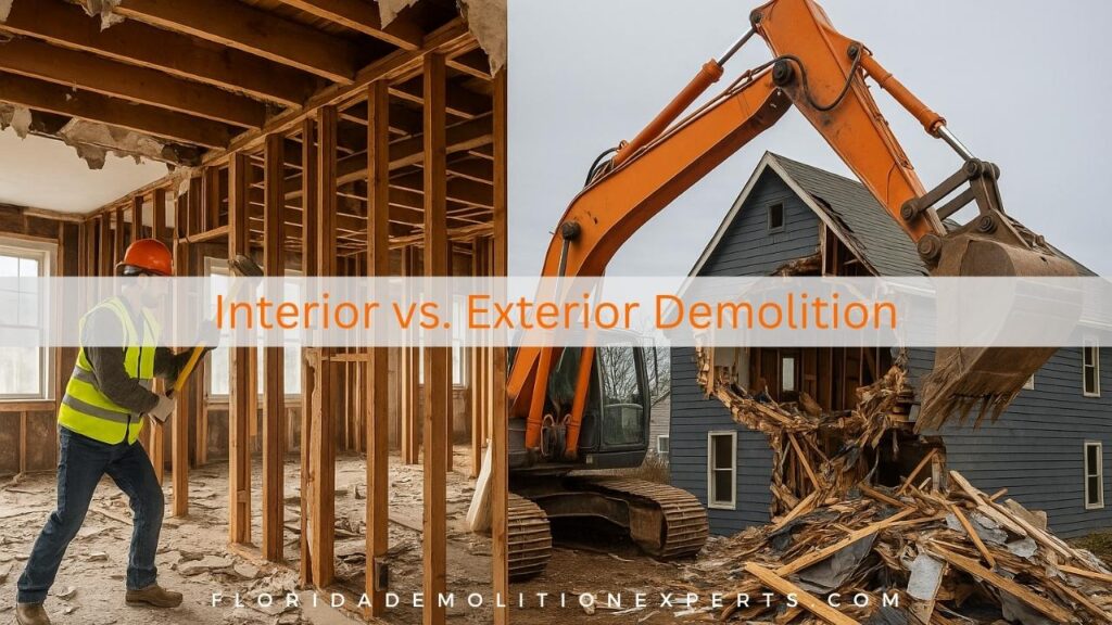 Interior vs. Exterior Demolition