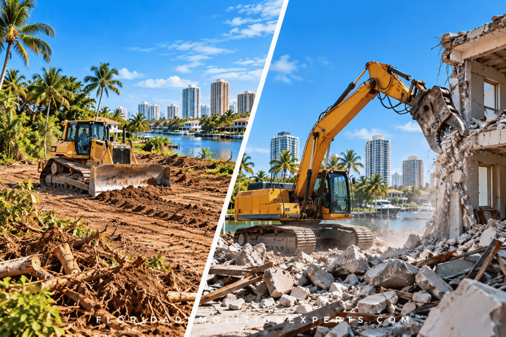 Land Clearing vs. Demolition in Fort Lauderdale