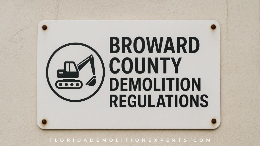 Broward County demolition regulations
