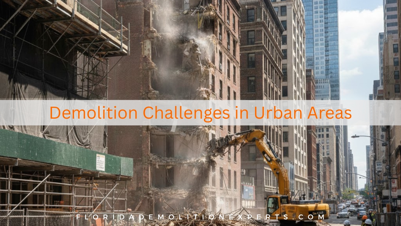 Demolition Challenges in Urban Areas