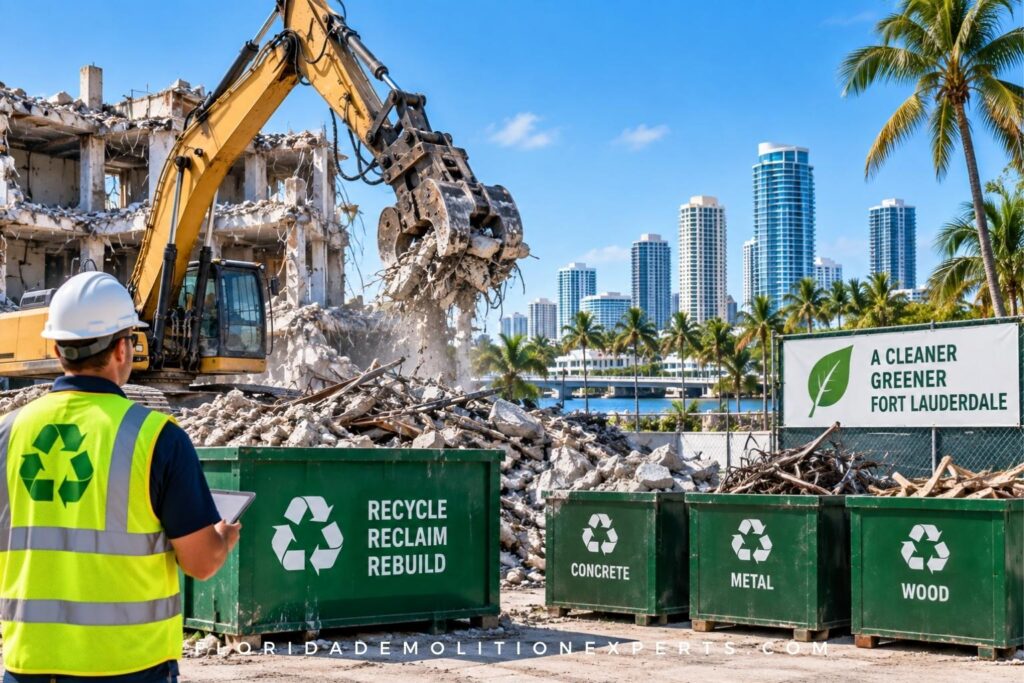 Eco-Friendly Demolition in Fort Lauderdale