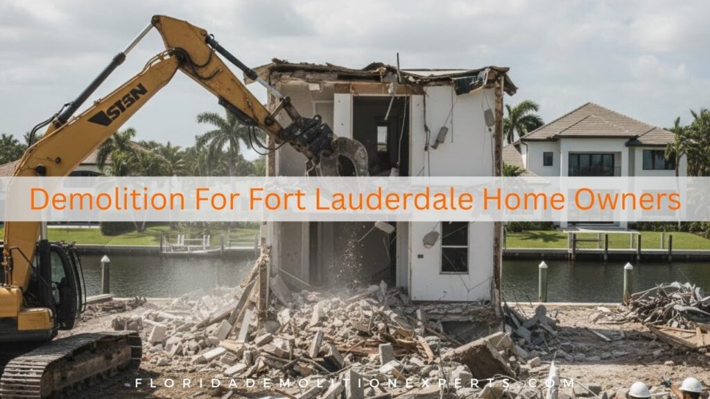Why Homeowners in Fort Lauderdale Need Demolition Services