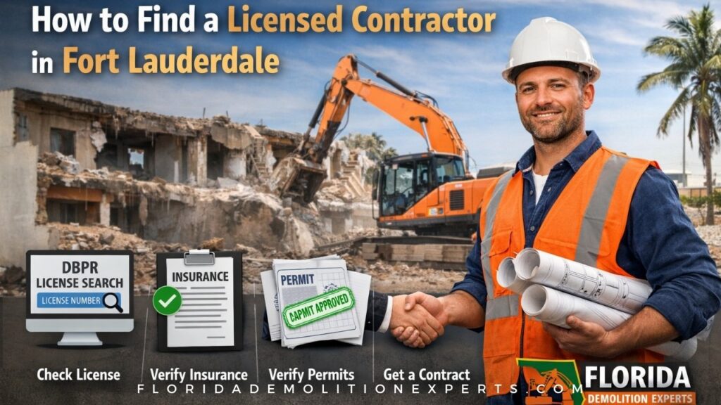How Do I Find a Licensed Contractor in Fort Lauderdale