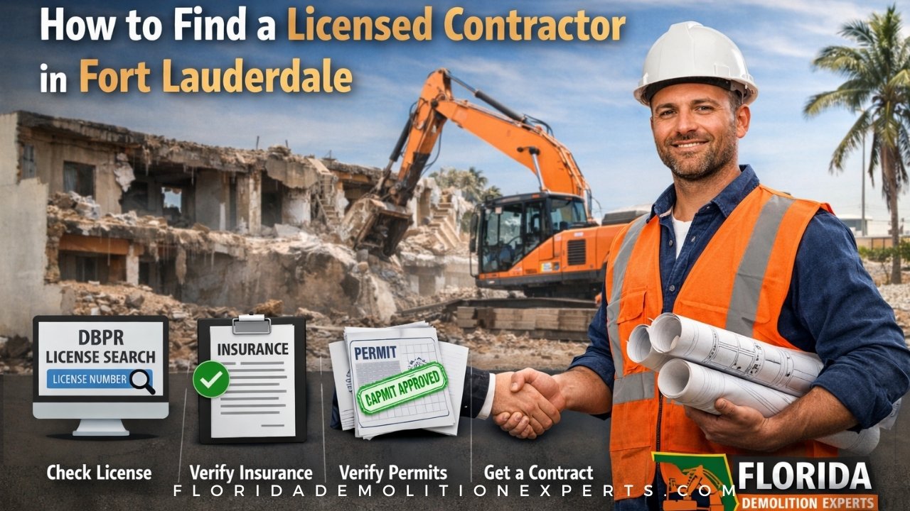 How Do I Find a Licensed Contractor in Fort Lauderdale