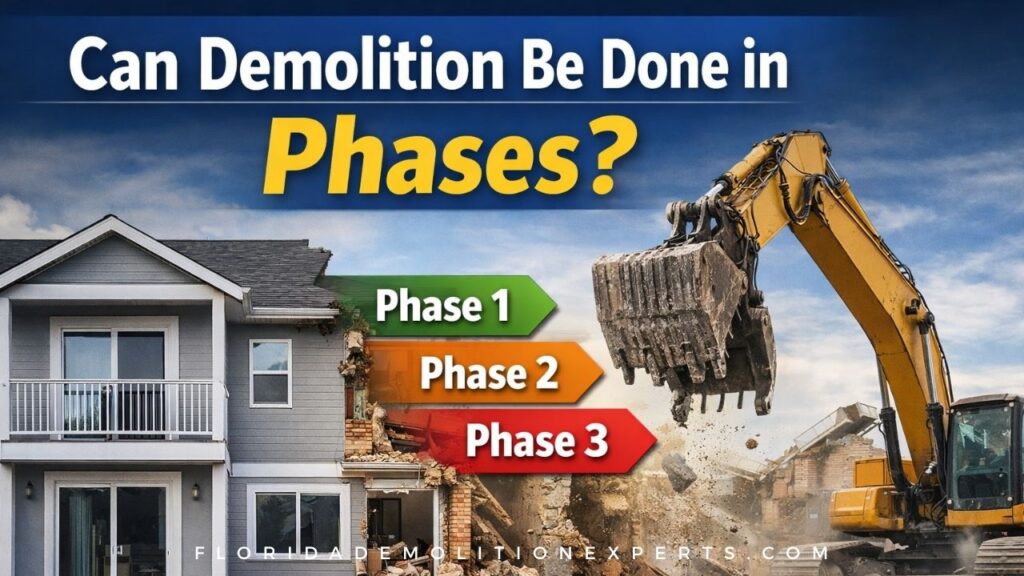 Can Demolition Be Done in Phases