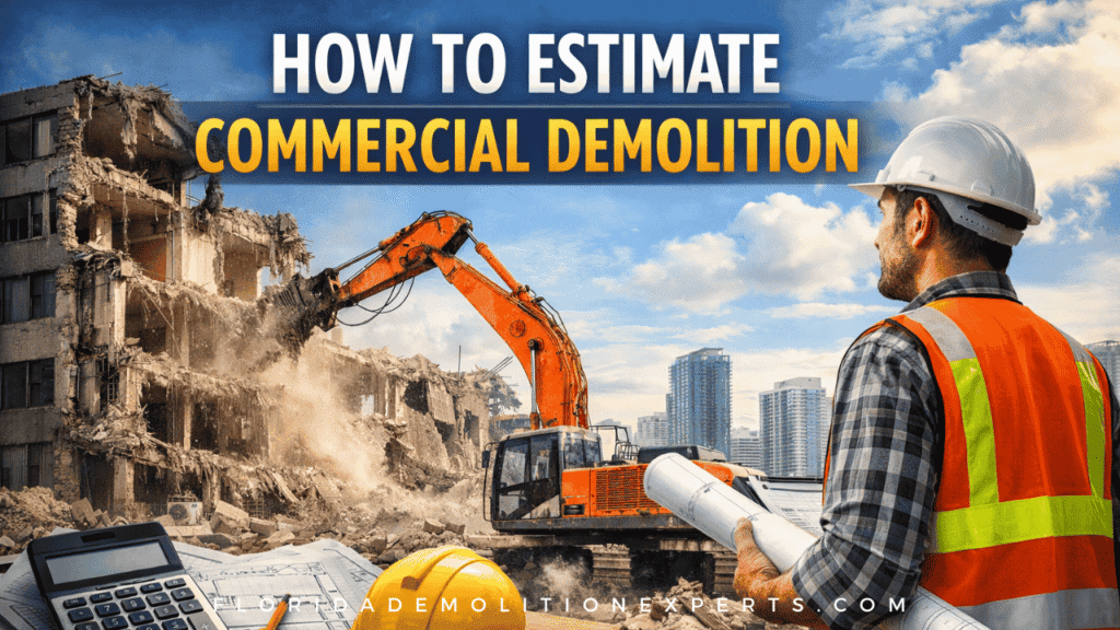 How to Estimate Commercial Demolition
