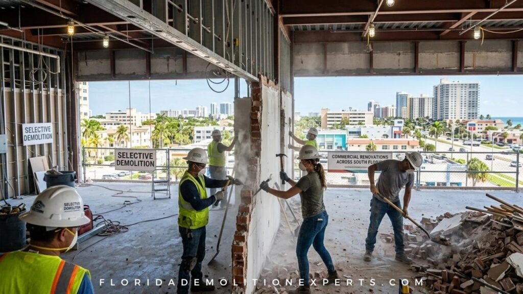 selective commercial demolition