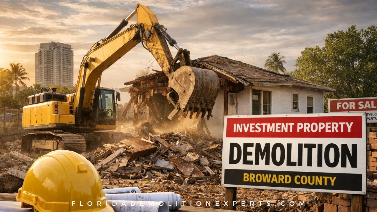why do real estate investors use demolition