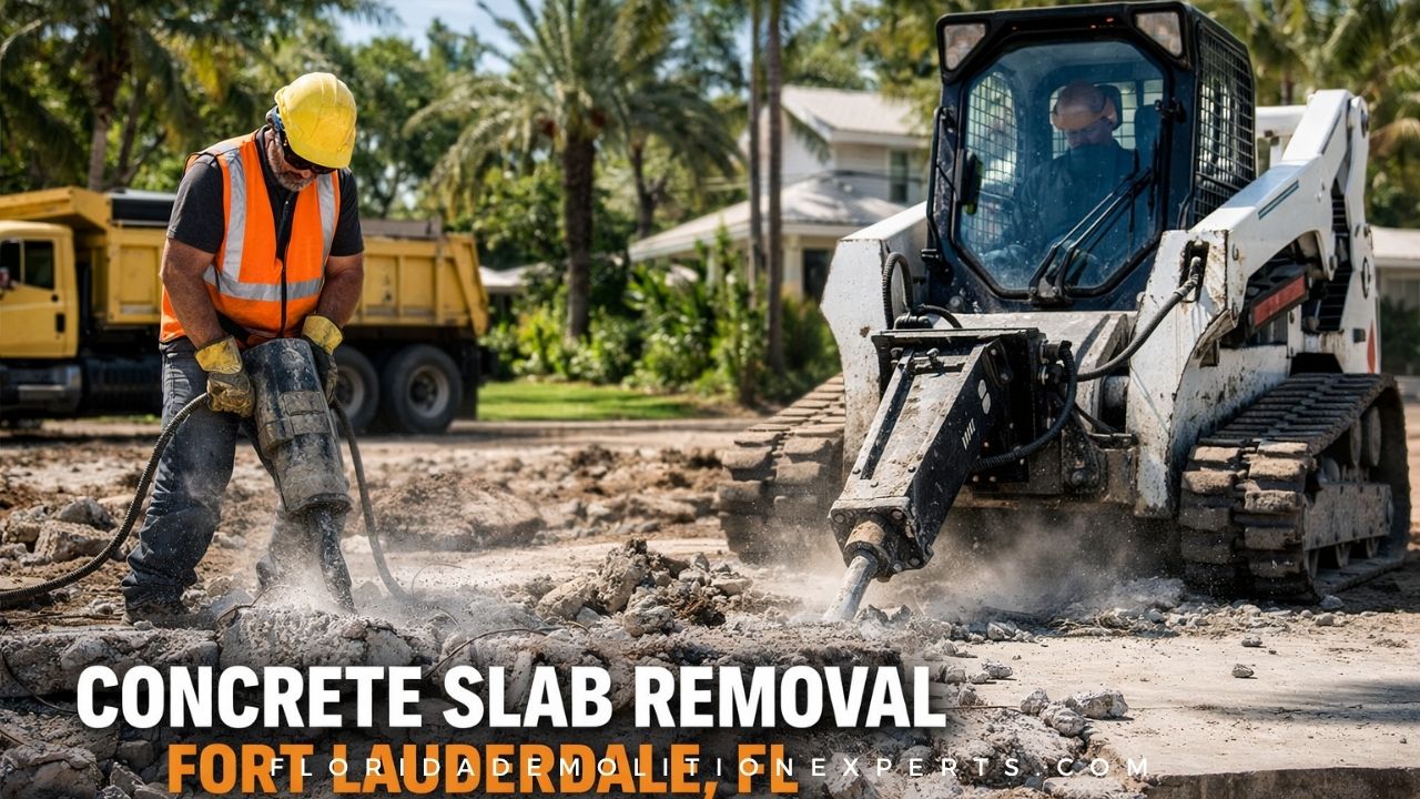 Concrete Slab Removal in Fort Lauderdale