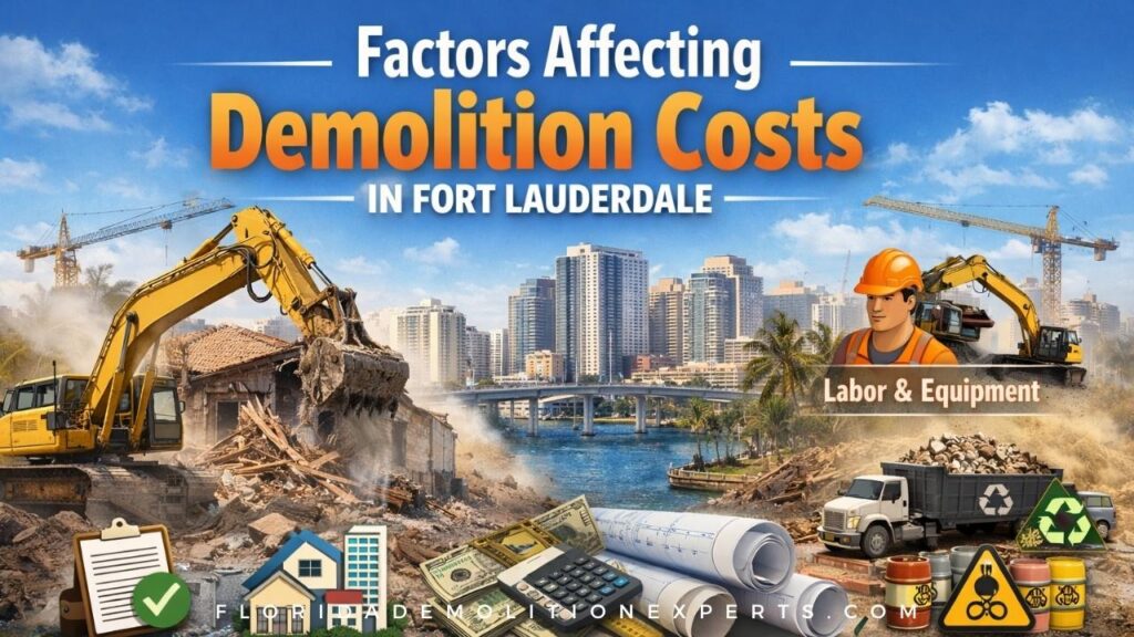 Factors Affecting Demolition Costs in Fort Lauderdale