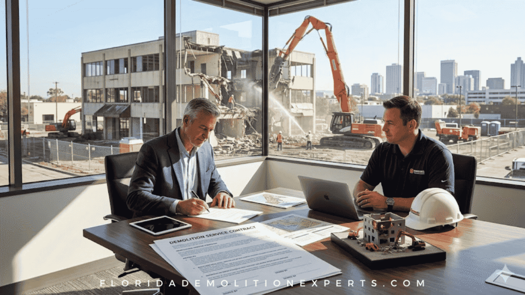 what is included in demolition contract
