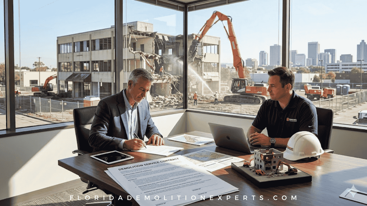 what is included in demolition contract