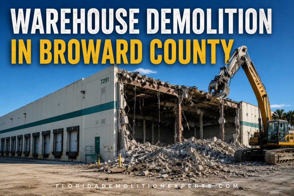 Warehouse Demolition in Broward County