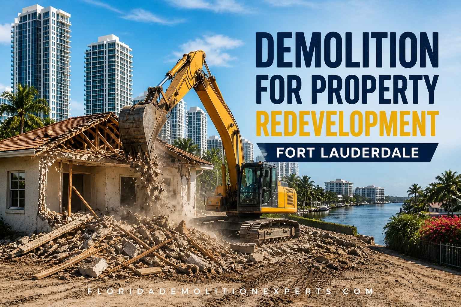 demolition for property redevelopment Fort Lauderdale