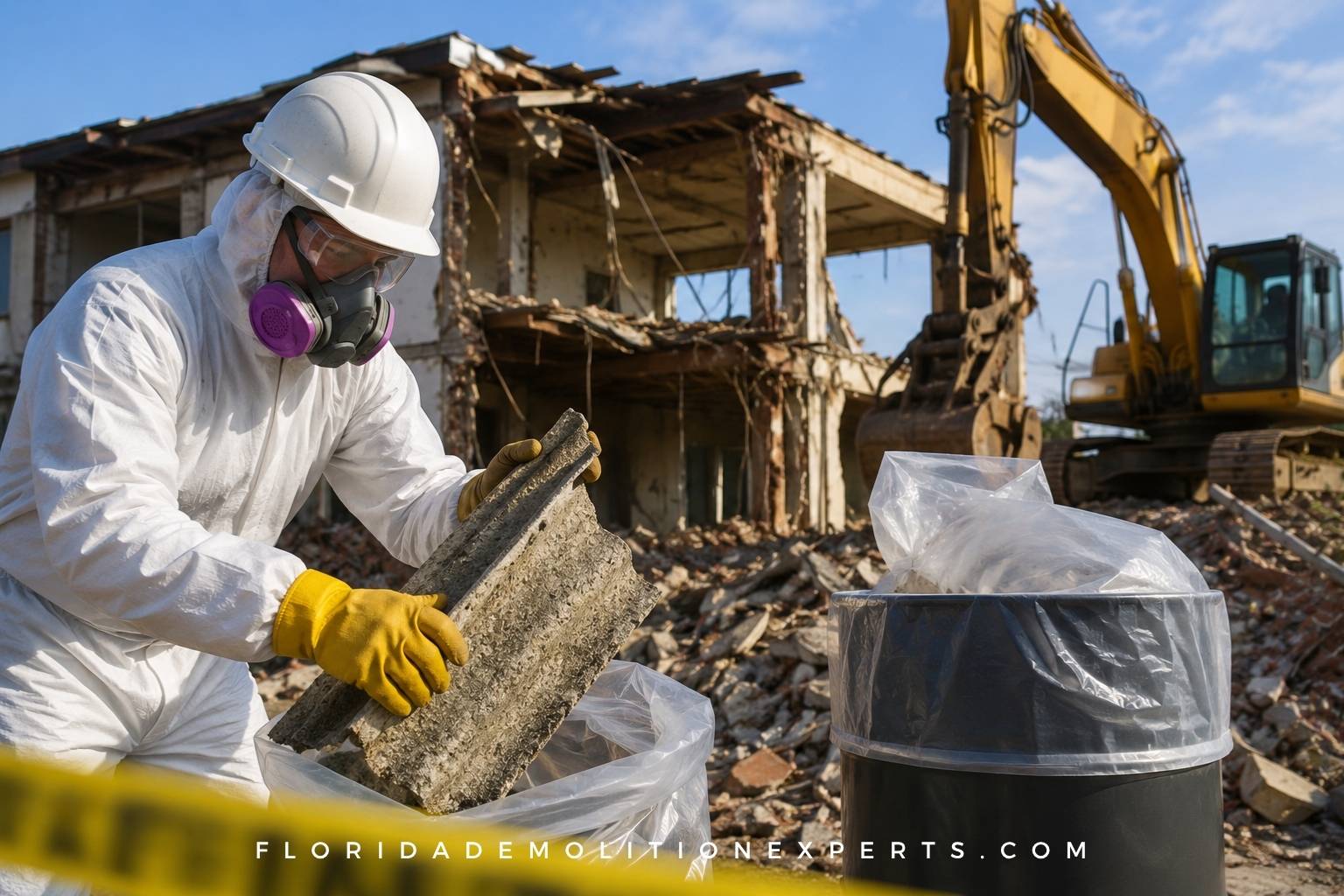 hazardous materials during demolition