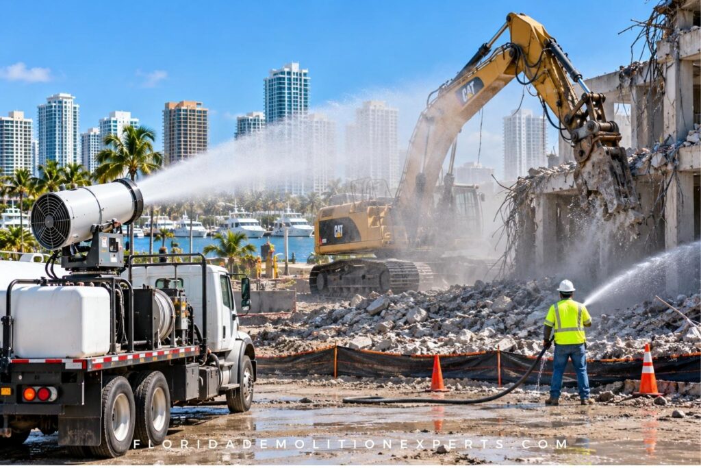 Dust Control Techniques for Demolition in Fort Lauderdale