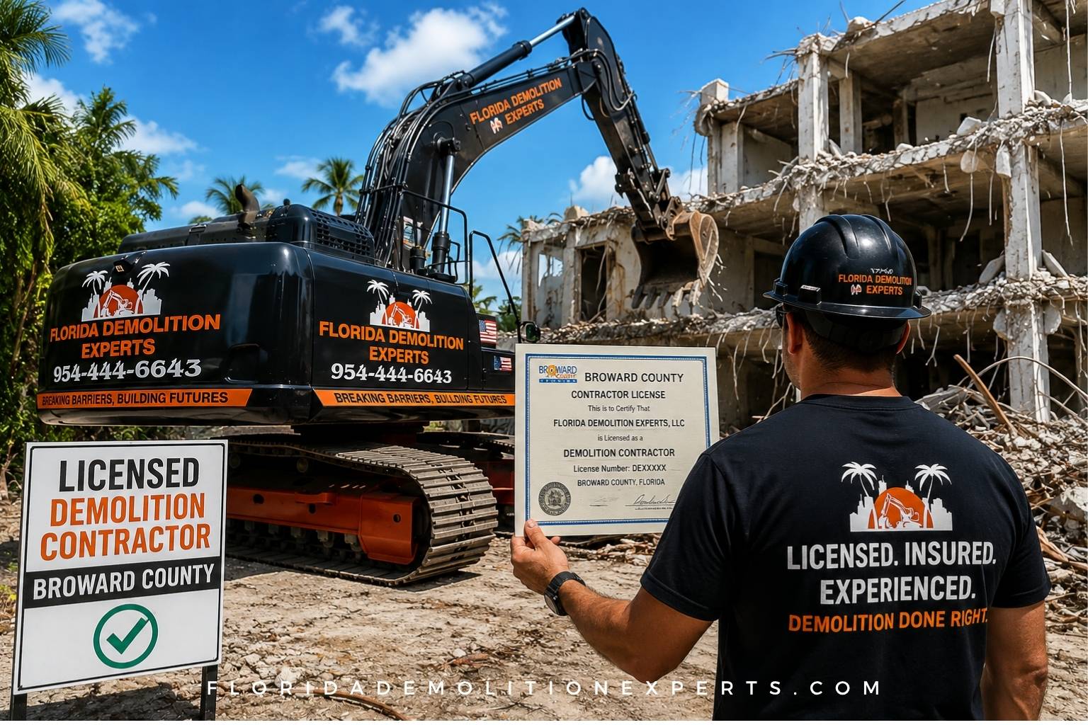 How to Verify a Demolition Contractor in Broward County