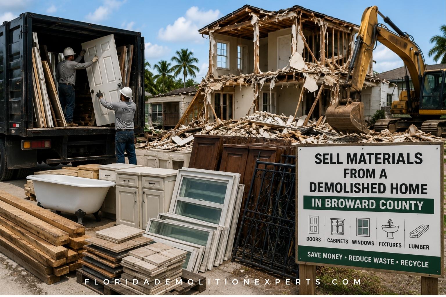 Can I Reuse or Sell Materials From a Demolished Home