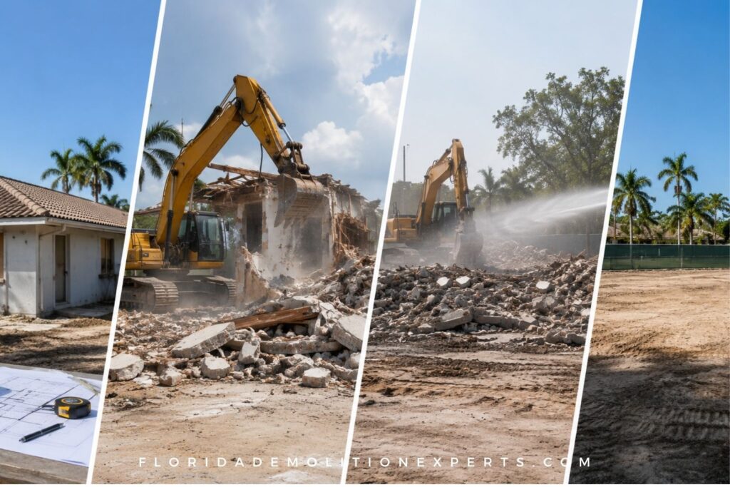 What Are the Stages of Demolition in Broward County