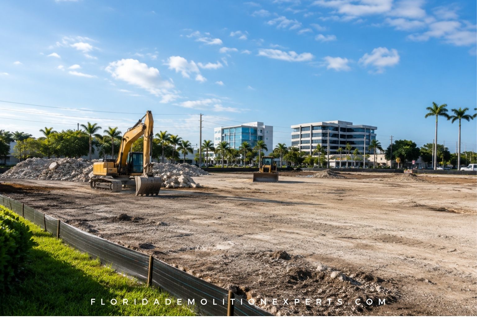 What Happens to a Commercial Site After Demolition in Broward