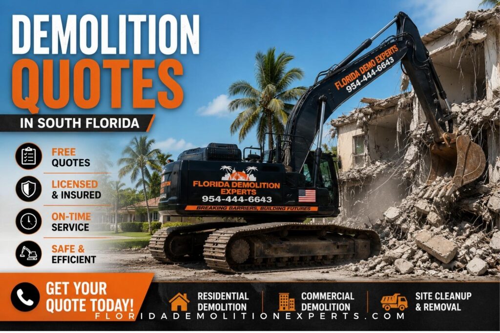 Why Demolition Quotes Vary So Much in South Florida