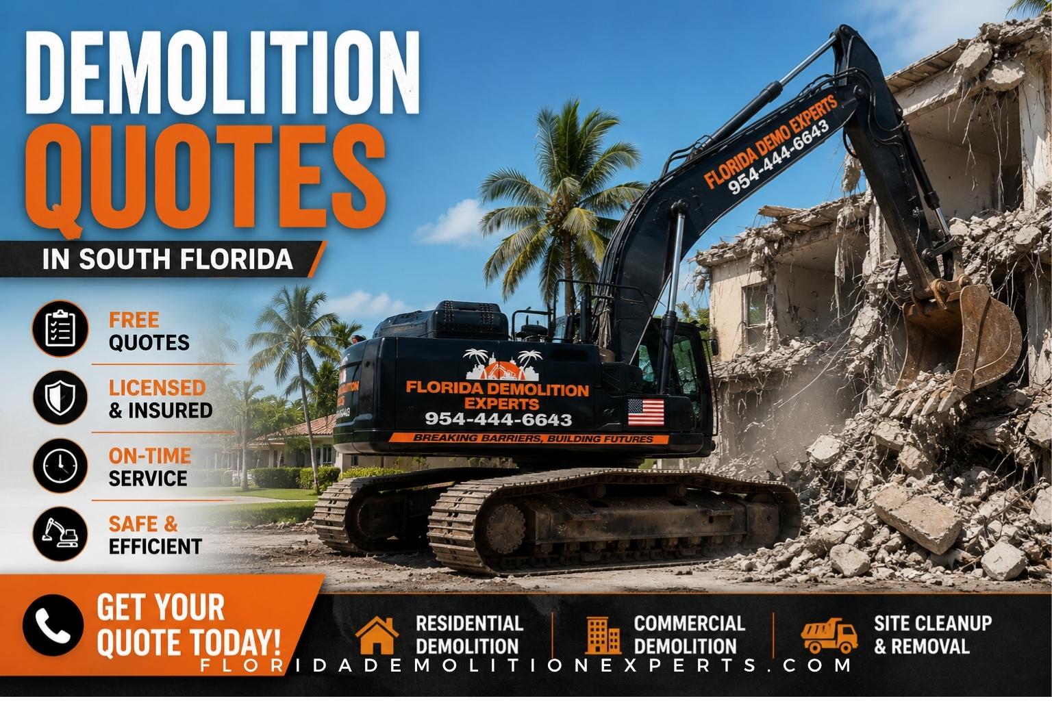 Why Demolition Quotes Vary So Much in South Florida