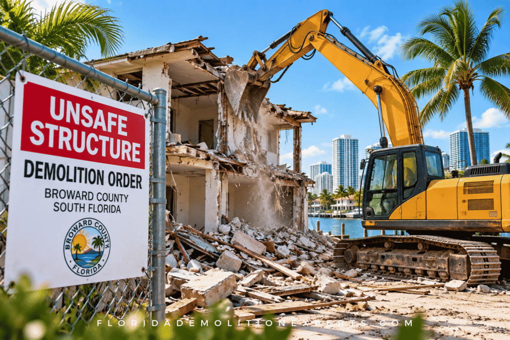 Unsafe Structure Order in Broward County